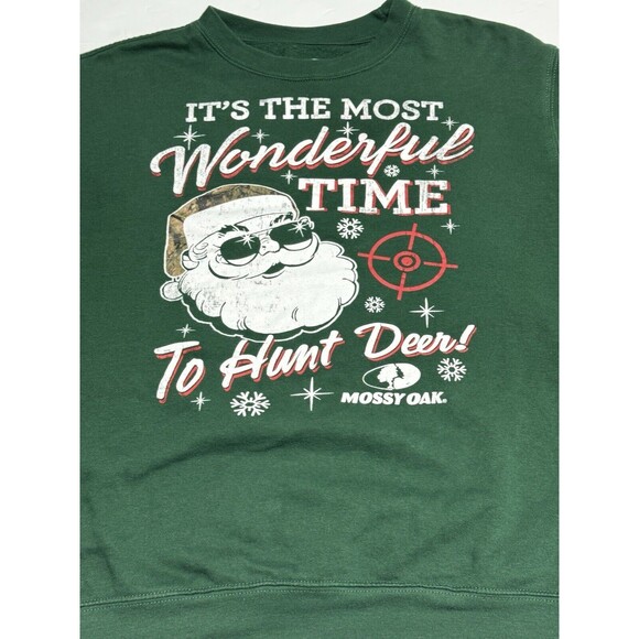 Mossy Oak It’s The Most Wonderful To‎ Hunt Deer Christmas Sweater Adult Large - Picture 5 of 8